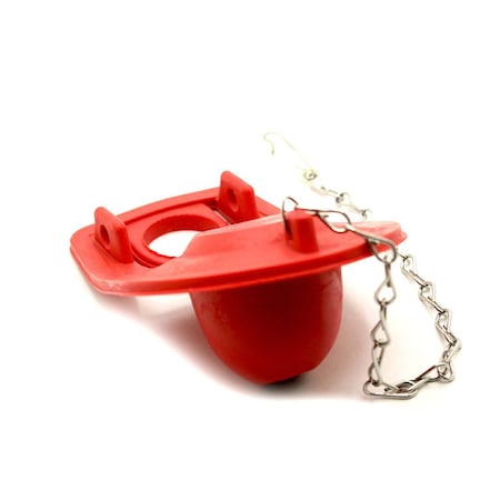 Thrifco Plumbing Universal Korky Style Toilet Repair Flapper, Red 4401273